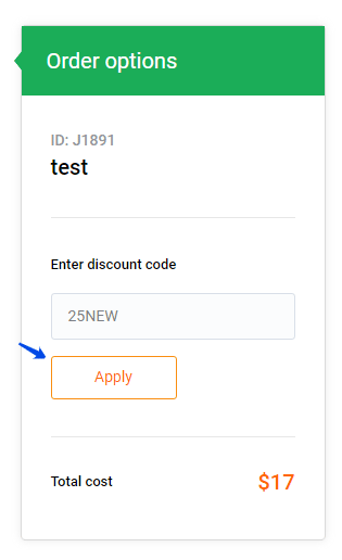 apply order discount