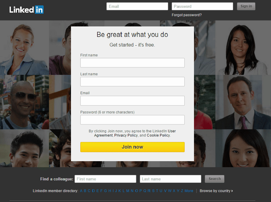 How to create a LinkedIn profile