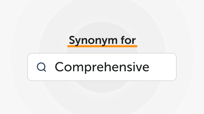 Synonyms For Comprehensive Writology