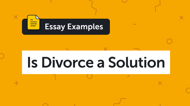 Is Divorce a Solution