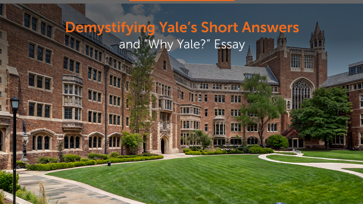 Demystifying Yale’s Short Answers and 