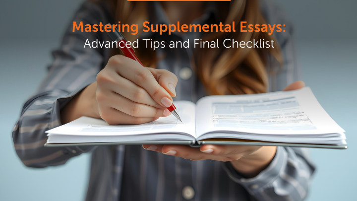 Mastering Supplemental Essays: Advanced Tips and Final Checklist